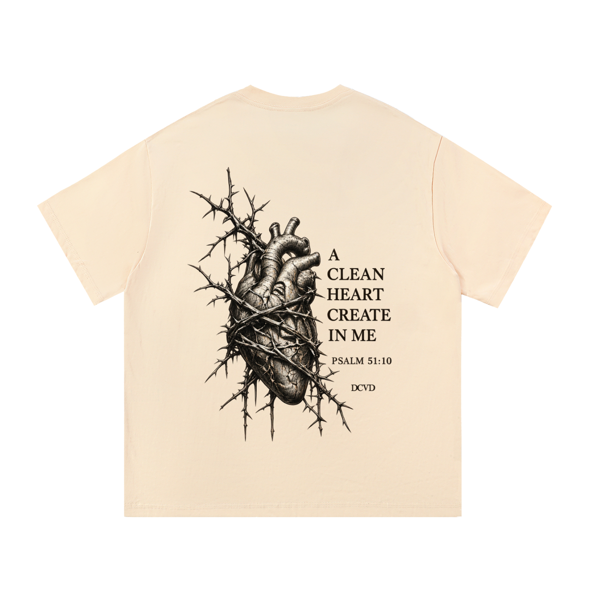Essential Cotton T-Shirt PSALM 51:10