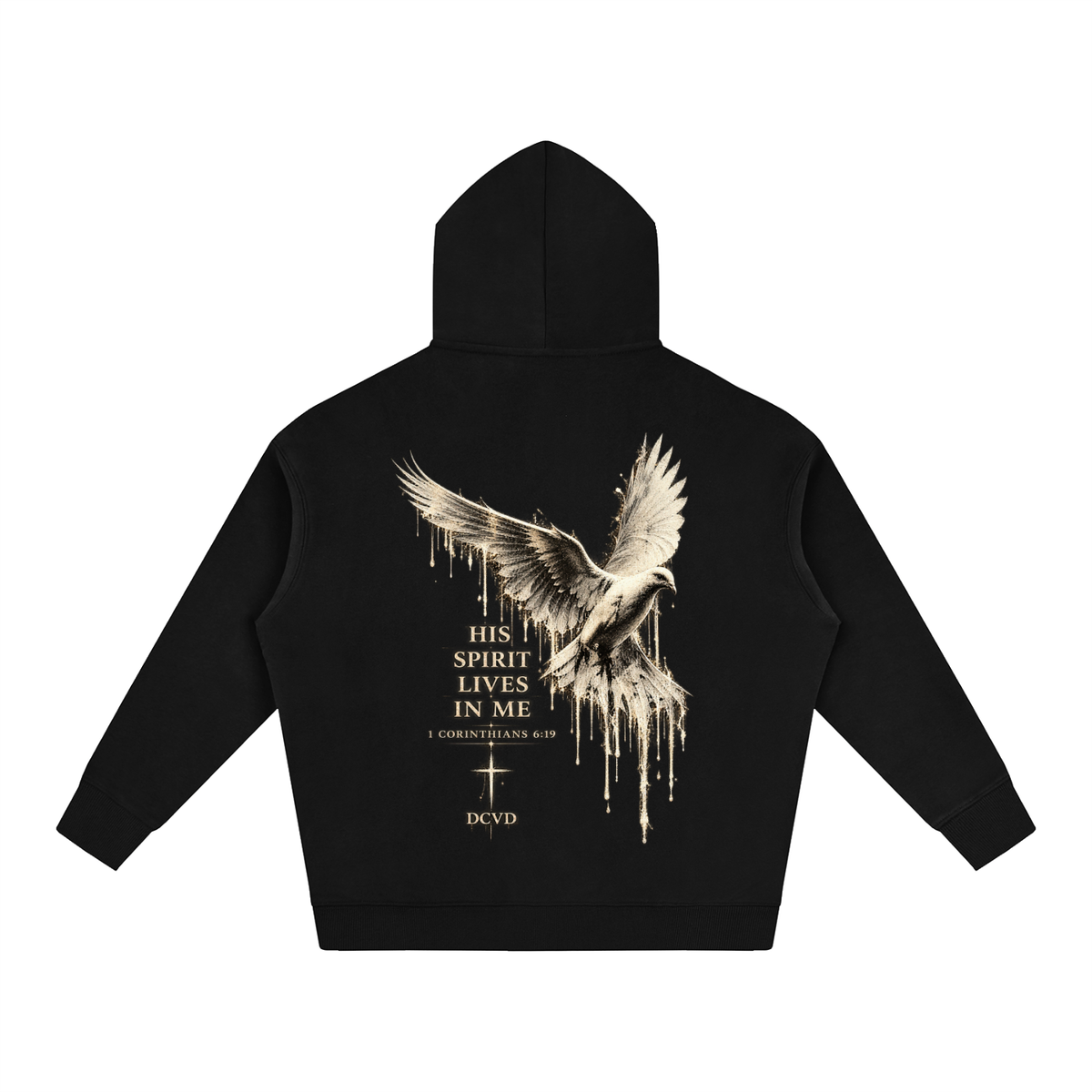 Oversize Fleeced Hoodie t 1 Corinthians 6:19