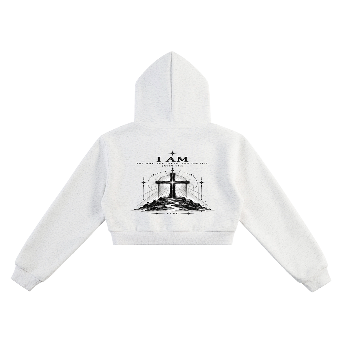 Essential Cropped Hoodie JOHN 14:6