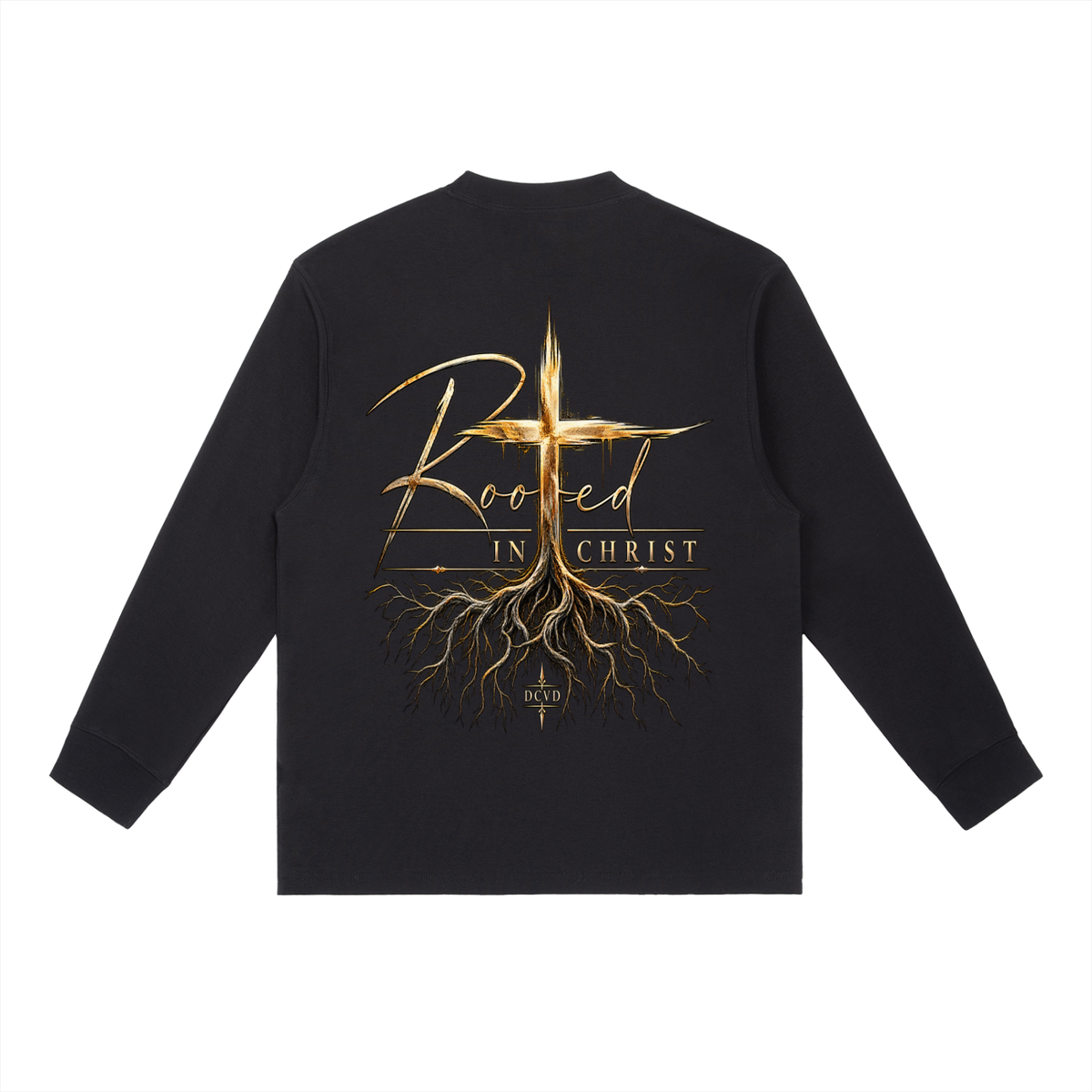 Essential Crewneck Long-Sleeve T-Shirt ROOTED