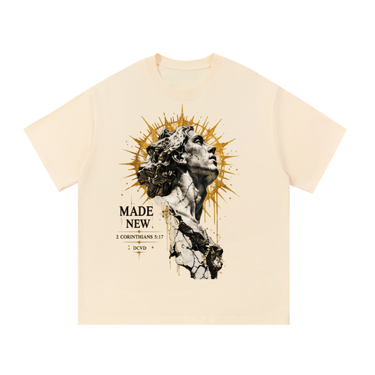 Essential Cotton T-Shirt MADE NEW 2 Corinthians 5:17