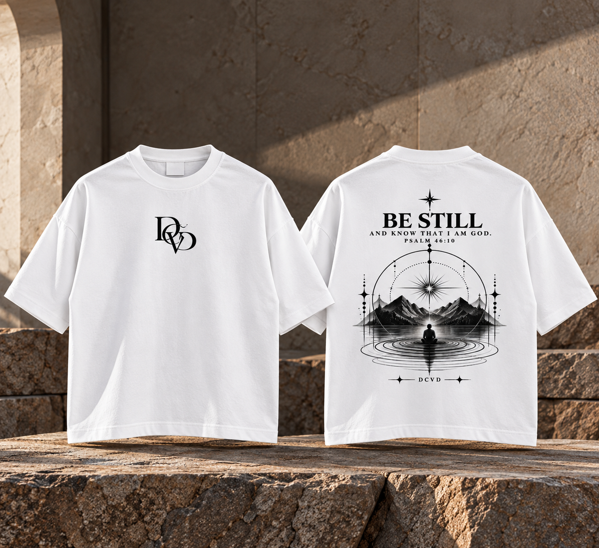 Essential Cotton T-Shirt PSALM 46:10