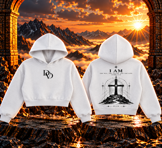 Essential Cropped Hoodie JOHN 14:6