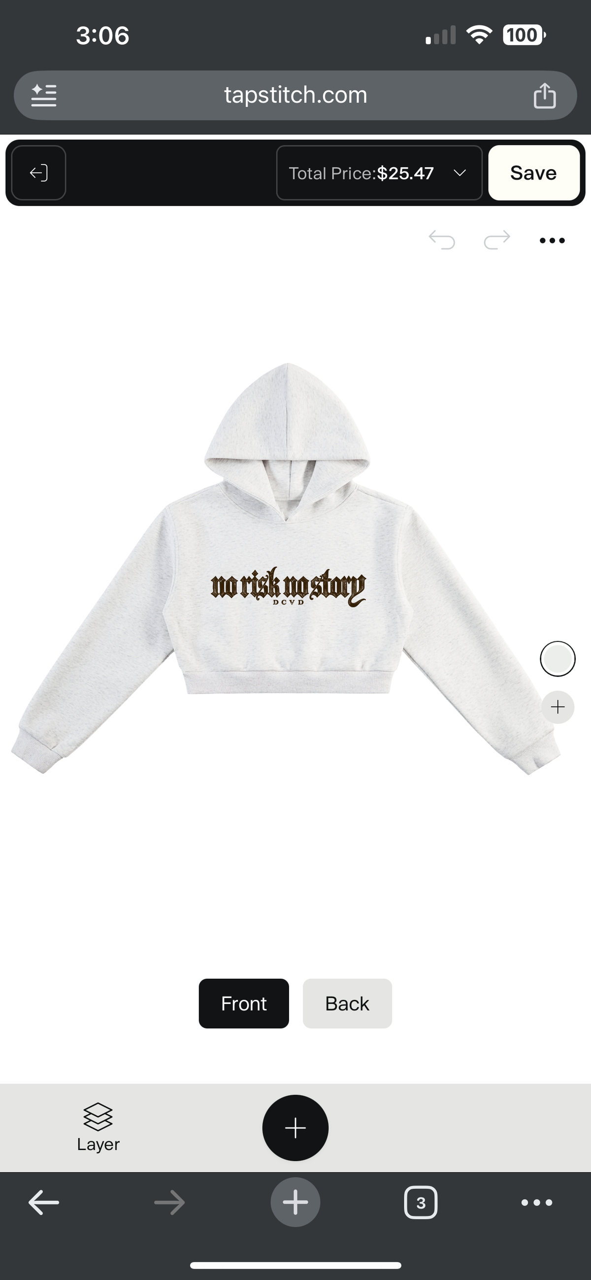 Essential Cropped Hoodie