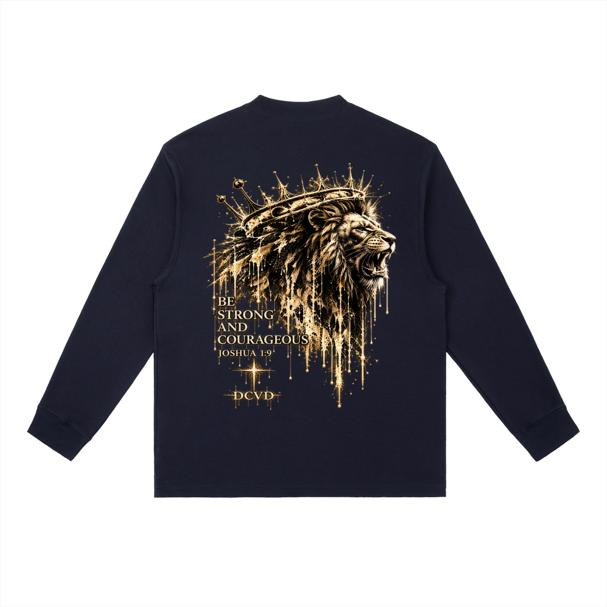 Essential Crewneck Long-Sleeve T-Shirt Joshua 1:9