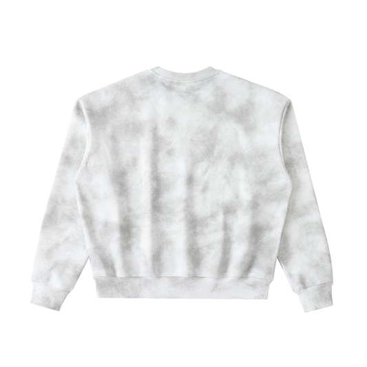 Dirty Washed Boxy Fleeced Sweatshirt