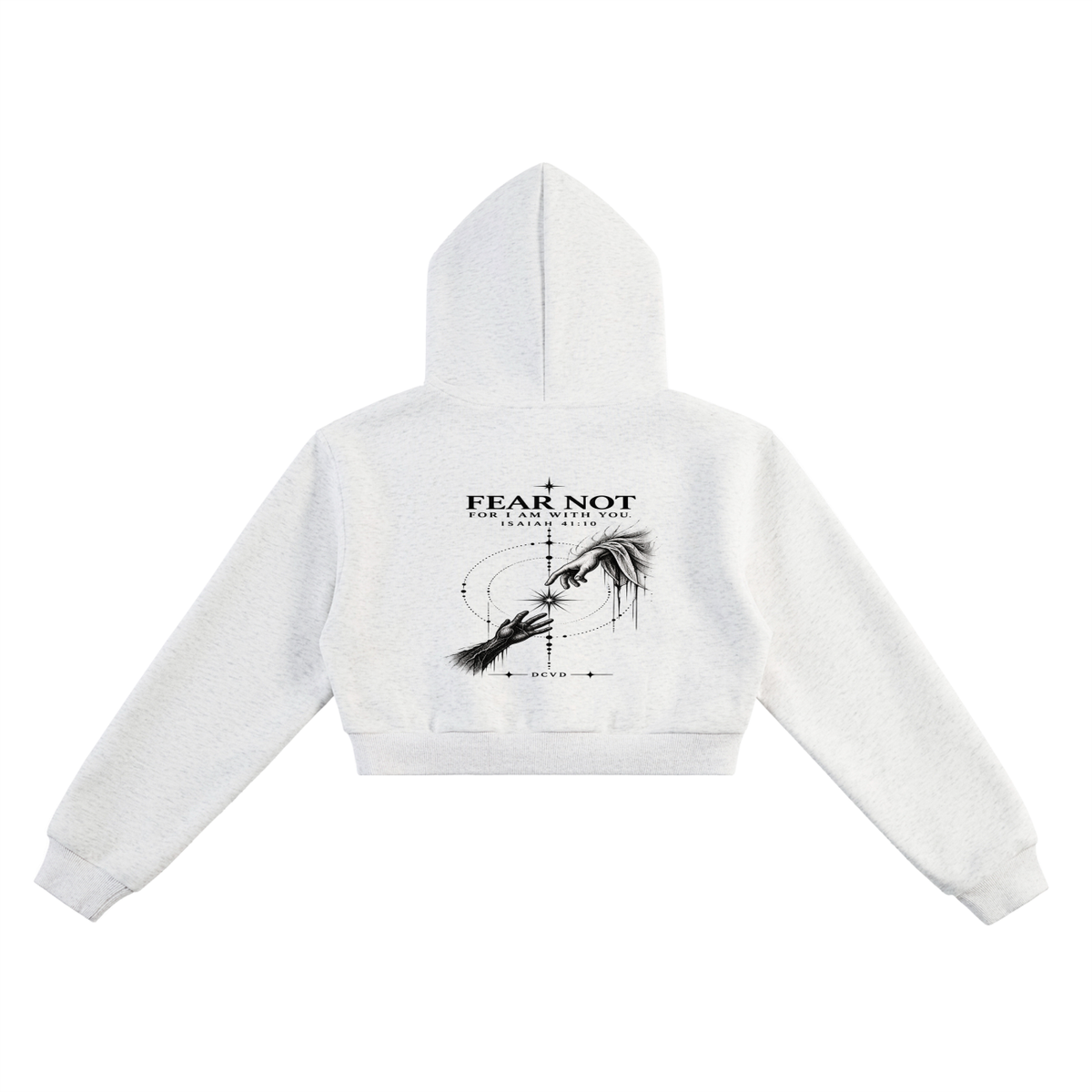 Essential Cropped Hoodie ISAIAH 41:10