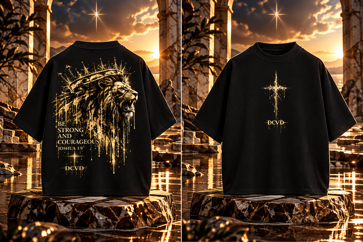 Unisex Oversized T-Shirt Joshua 1:9