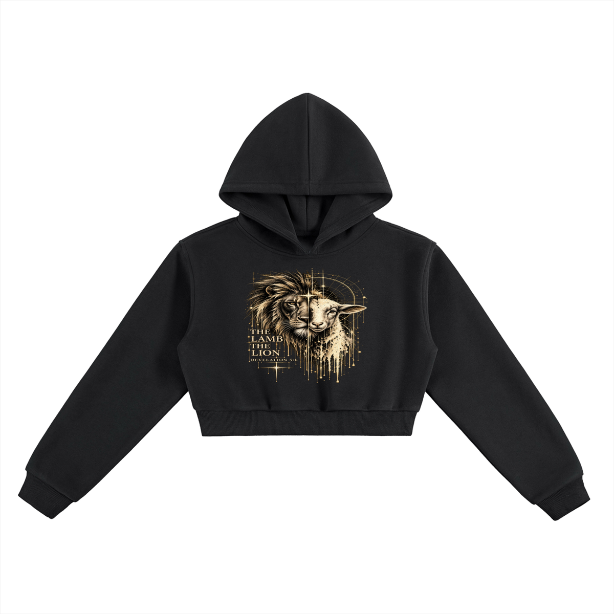 Essential Cropped Hoodie Revelation 5:6