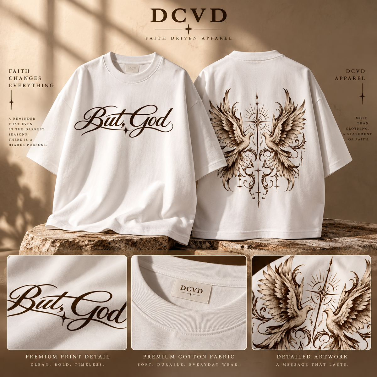 Essential Cotton T-Shirt But, God