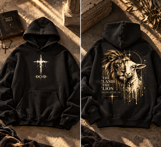 Fleeced Boxy Hoodie Revelation 5:6