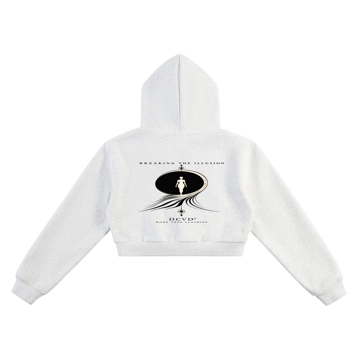 Essential Cropped Hoodie BREAK THE ILLUSION