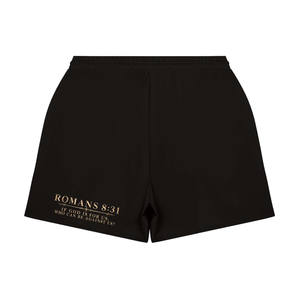 Men's Pocketed Compression-Lined Performance Shorts ROMANS 8:31