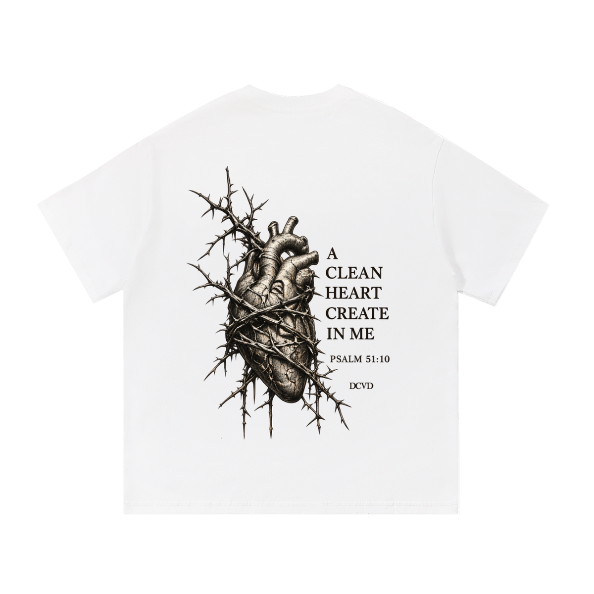 Essential Cotton T-Shirt PSALM 51:10