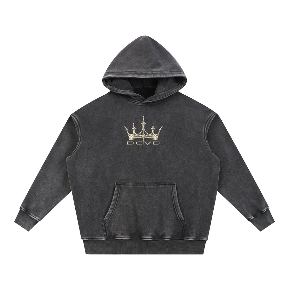 Snow Wash Fleece Oversize Hoodie