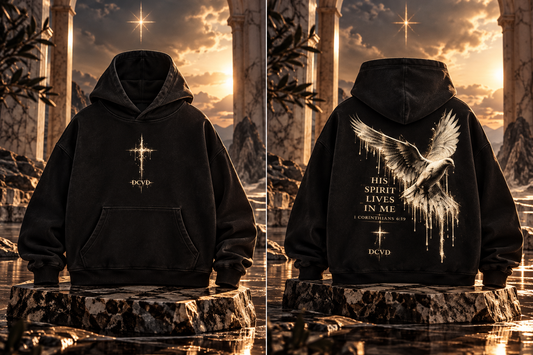 Oversize Fleeced Hoodie t 1 Corinthians 6:19