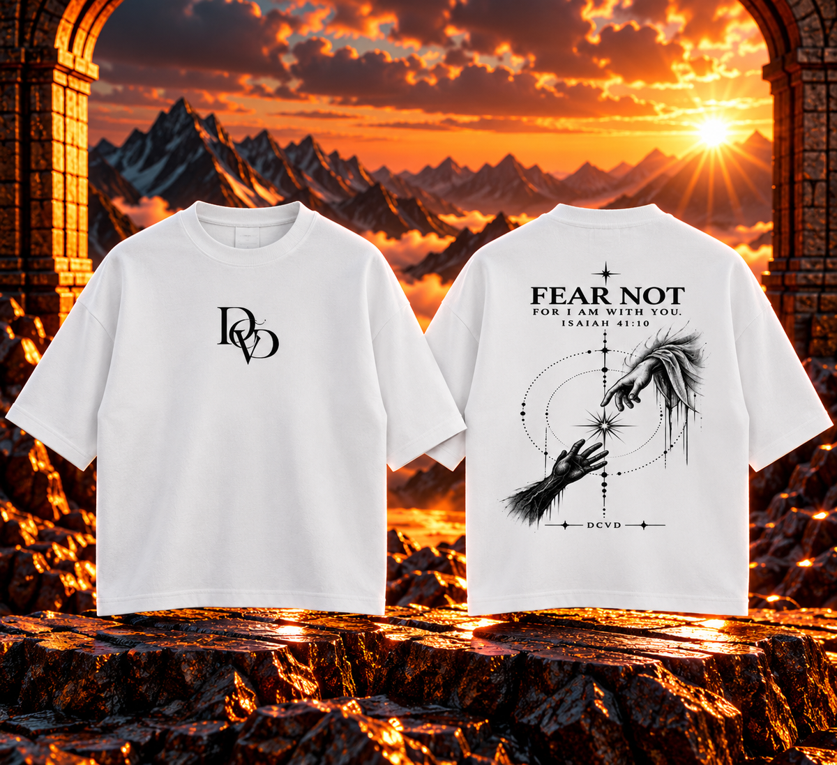 Essential Cotton T-Shirt  ISAIAH 41:10