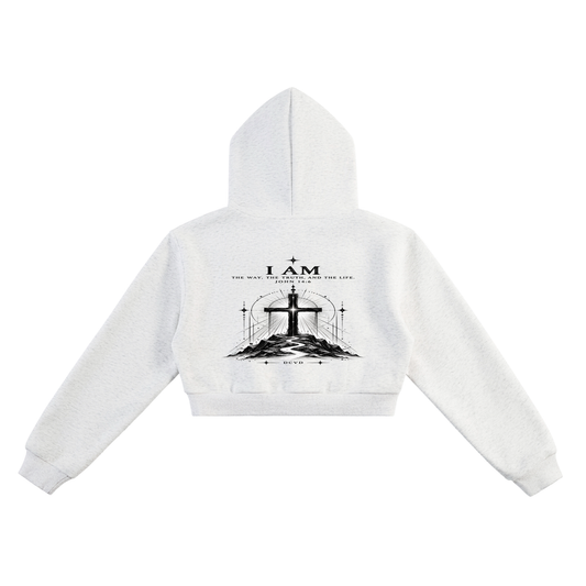 Essential Cropped Hoodie JOHN 14:6