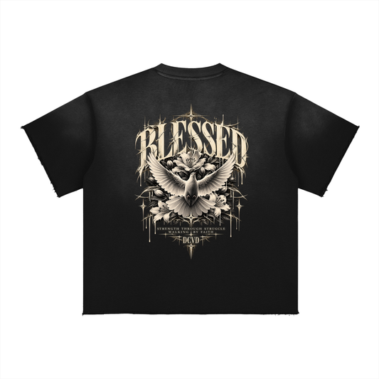 Sun Fade Raw Edge T-Shirt