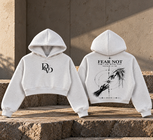 Essential Cropped Hoodie ISAIAH 41:10