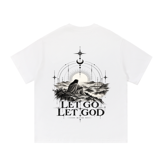 Essential Cotton T-Shirt LET GO , LET GOD