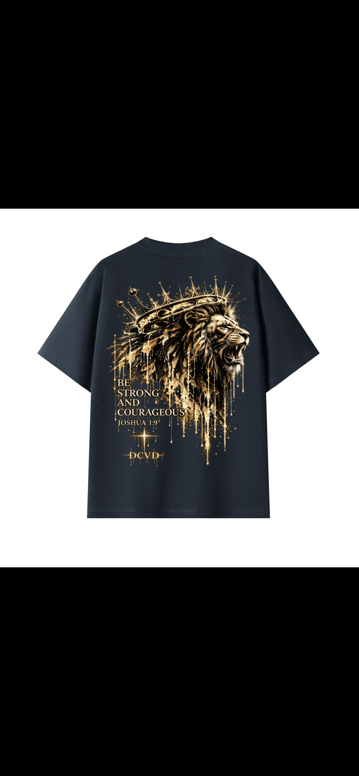 Unisex Oversized T-Shirt Joshua 1:9