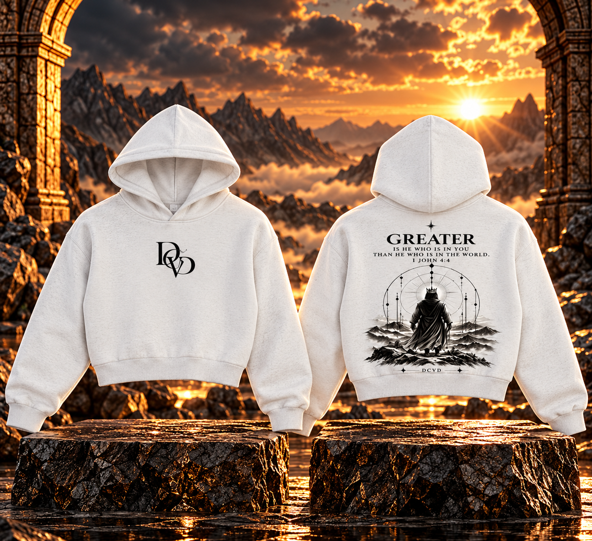 Essential Cropped Hoodie