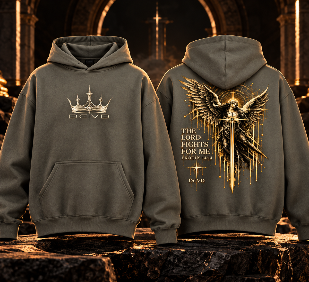 Fleeced Boxy Hoodie EXODUS 14:14