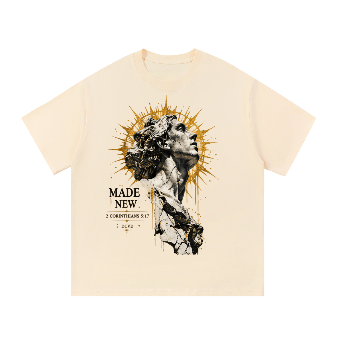 Essential Cotton T-Shirt MADE NEW 2 Corinthians 5:17