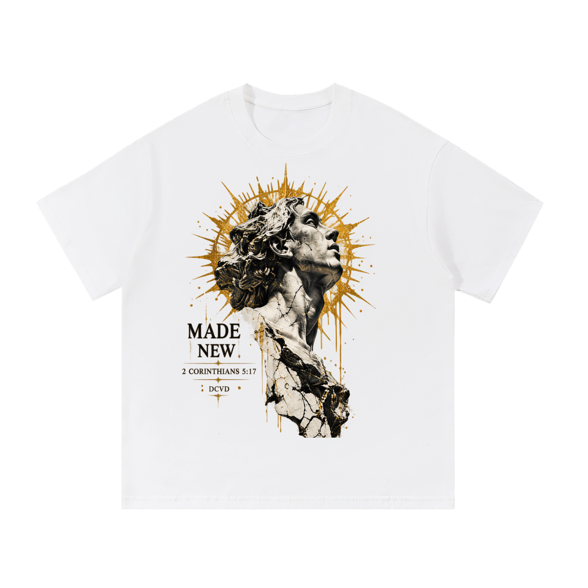 Essential Cotton T-Shirt MADE NEW 2 Corinthians 5:17