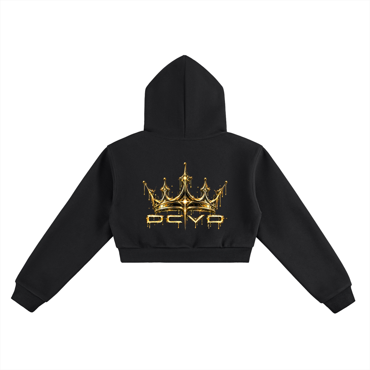 Essential Cropped Hoodie ROOTED THROUGH CHRIST